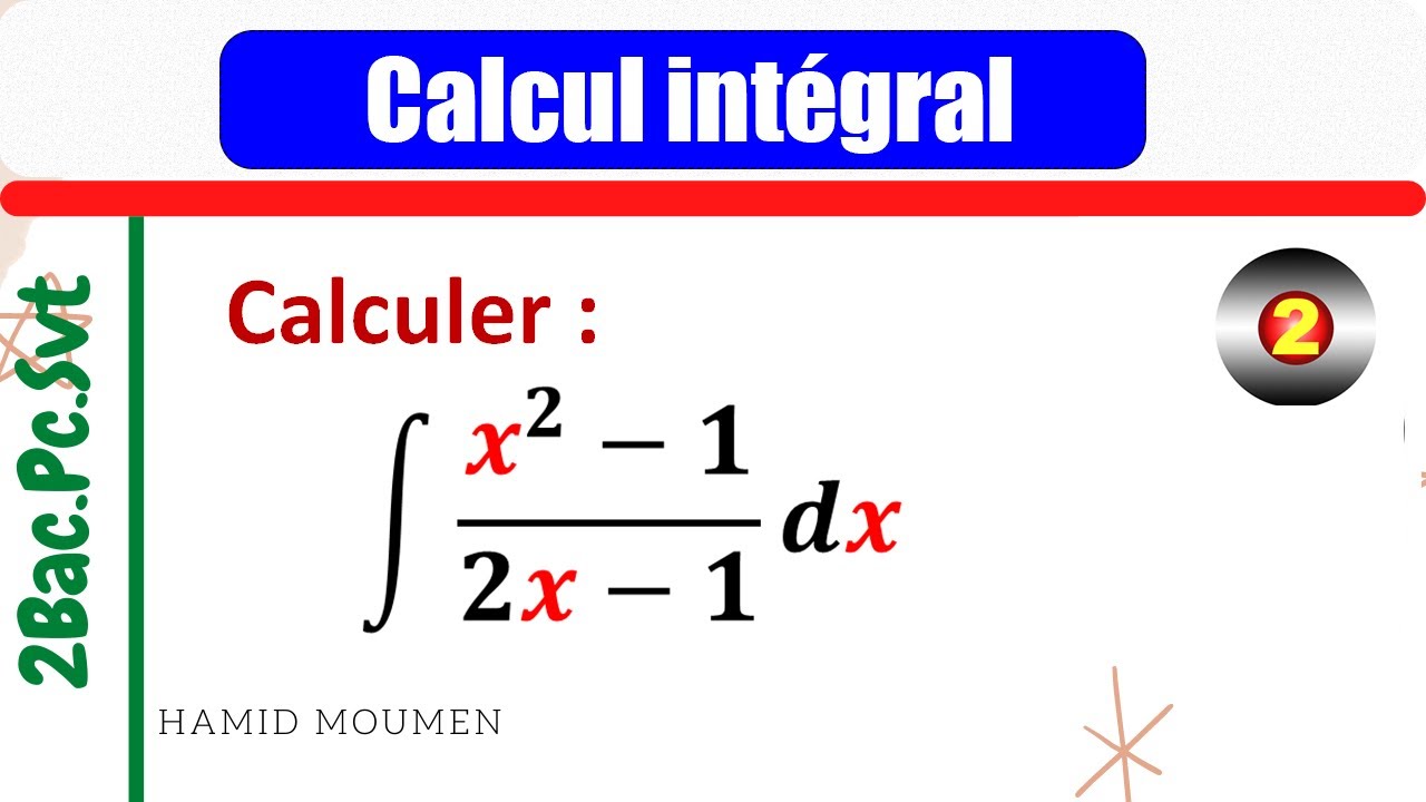 Calcul Primitive : Fonction Rationnelle ||2Bac - YouTube