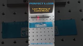 High-contrast Laser Marking on thin coated metals.