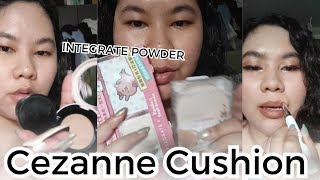 รีวิว | คุชชั่นญี่ปุ่น Cezanne cushion + แป้งพัฟขายดี Integrate Powder #ziselbeauty #makeup #beauty