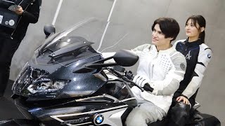 名古屋モーターサイクルショー2023  BMW Motorradの容顔美麗のモデル   アンディ\u0026アキラ Nagoya　Motorcycle Show 2023