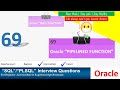 Oracle PL SQL interview question | ORACLE PIPELINED TABLE FUNCTION | ORACLE TABLE FUNCTION