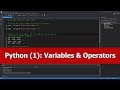 Python Tutorial for Beginners: Variables & Operators