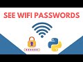 How To See Saved WiFi Passwords With Python - Python Project Tutorial