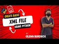 Create basic XML file using Python Extension in Visual Studio
