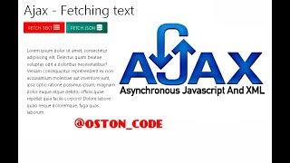 AJAX Tutorial (vanilla Javascript) - Fetching Text #1