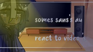 somes sans's au react to || pt.0,5/1 nightmare [ angst ] || lazy & cringe || credit in desc ||