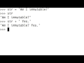 Python Strings - Immutable
