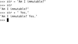 Python Strings - Immutable