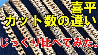 喜平のカット数別の輝き方の違いをご紹介！カット数どれ選べばいいの！？結局何面が綺麗なの！？迷ってしまっている方に。ぜひご確認いただきたい動画でございます！