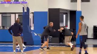 Luka Doncic & Kyrie Irving TOYING with Marko Milic Assistant Coach of Dallas Mavericks!