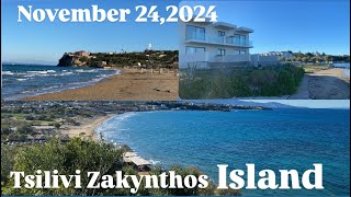 TSILIVI ZAKYNTHOS ISLAND- NOVEMBER 24,2024 | Late Upload | Road Trip | Winter 2024