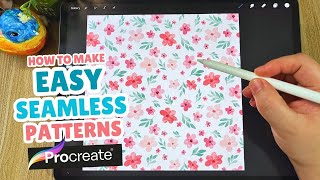 How to Create a Seamless Repeat Pattern in Procreate | For Beginners