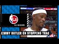 Jimmy Butler discusses Heat making things difficult for Trae Young | NBA on ESPN