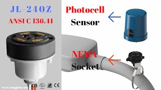 Photocontrol Receptacle JL-240ZXA /ANSI C136.41 Interface/Street Lighting Receptacle/NEMA Socket