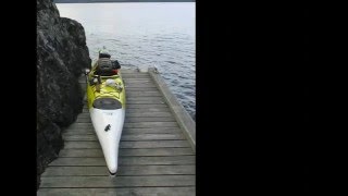 Kayaking in North Finland - Lake Inari also callede Enare or Anaar