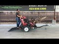 toro trx 16 walk behind trencher on trailer for sale