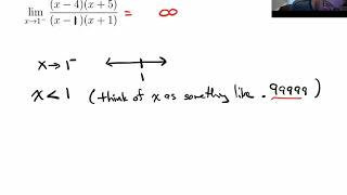 c2.2.4 More examples of infinite limits