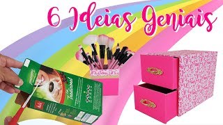 6 IDEIAS GENIAIS QUE VOCÊ PRECISA TESTAR | Material Reciclado ♻️😍 Ft. Show de Artesanato