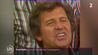 Décès de Fred Mella (Les Compagnons de la Chanson) / JT 13h France 2 (2019)
