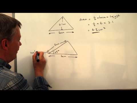 How to calculate the area of a right angle triangle - overview How to calculate the area of a right angle triangle - overview