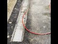 hydro jetting a garage drain