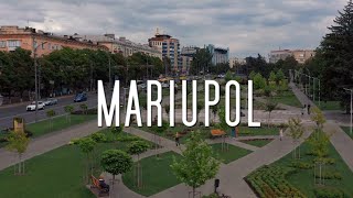 MARIUPOL, UKRAINE BY DRONE (4K City Tour) Stunning Aerial/Drone Pre-War Azovstal Steel Plant Footage