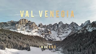 VAL VENEGIA - Inverno - Al cospetto delle Pale di San Martino 🏔️ ❄️ 🌲