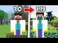 Minecraft But If I Take Damage Game VERSION Changes | Minecraft In Hindi