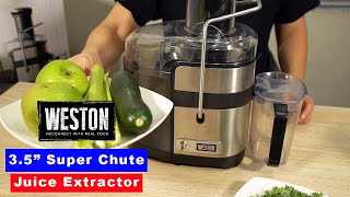 Weston Juicer | 3.5” Super Chute Juice Extractor (1100 Watt Motor) FIRST LOOK!!!