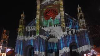 Brussels Light show Christmas 2016  Брюксел коледно светлинно шоу