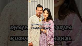 Top 10 Indian cricketers with their wives 🔥#shorts #viral #cricket
