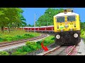 TRAINS CROSSING IN DANGEROUS RAILROAD | BUMPY RAILROAD | Train Simulator | Railworks 3 | NTG GAMING