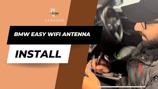 How To Install BMW WiFi antenna NBT Evo Apple CarPlay. EASY METHOD!