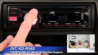 JVC KD-R540 Car Stereo | iPod \u0026 iPhone Ready w/ Pandora Support