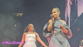 Front Row Thrills: Alicia Keys Captivating Performance of Underdog | Keys To The Summer Tour Memphis