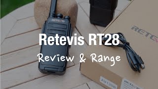 Retevis RT28 PMR446 Two Way Radio (Review and Range Test)