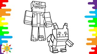 Minecraft Pokemon Coloring Pages | Minecraft Coloring | Pokemon | Axol & Max Hurrell - Shots Fired