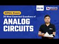 35 Most Expected Questions of Analog Circuits | HPCL Electrical Engineering | HPCL 2022 Exam