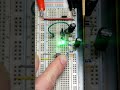 Weird Behavior of Unfinished Circuit on Breadboard #diy #electronics #electrical