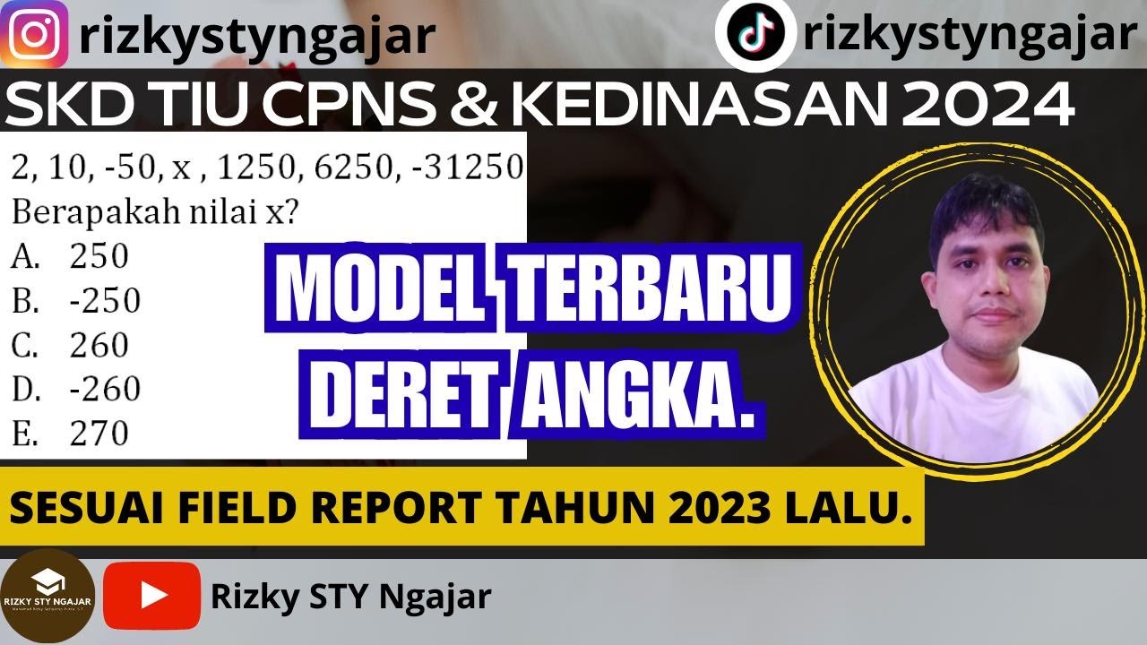 Model Terbaru Deret Angka (FR 2023). - SOAL SKD TIU CPNS & KEDINASAN ...