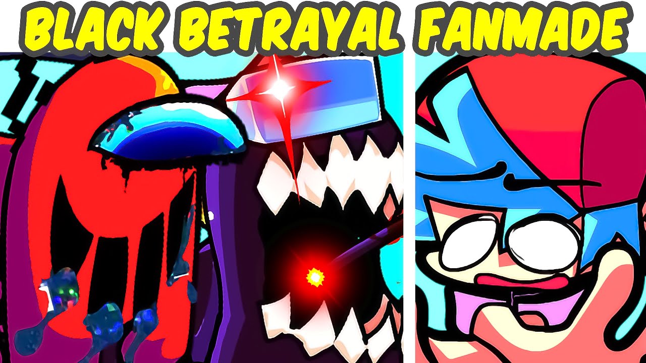 Friday Night Funkin' VS Impostor Black Betrayal BLACKOUT 2.0 FULL WEEK ...