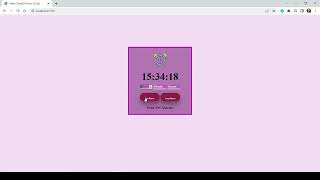 Alarm Clock Project using HTML, CSS, and Vanilla javascript