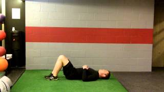 Supine Core Heel Slides