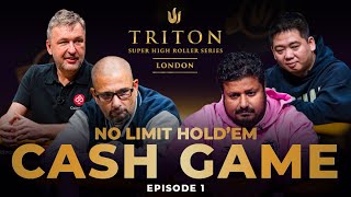 No Limit Hold'em CASH GAME | Episode 1 - Triton Poker London 2023 Part 4