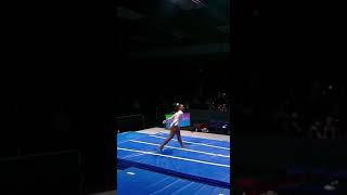 Simone Biles: First Woman to do Yurchenko Double Pike on Vault in Competition #A