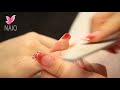 How to Apply Acrylic Nails on Short Bitten Nails Tutorial Video by Naio Nails