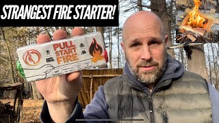 Weirdest Fire Starter I've Used: Pull-To-Start Fire! For Emegency, Survival, Bug Out Bags, and More