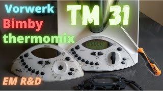 Thermomix TM31 Tutorial come cambiare la mascherina comandi frontale del Bimby -how change the panel