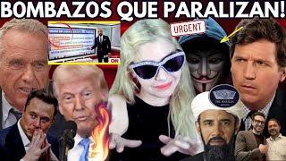 🔴SIGUE la TRAMA USAID🔥RFK Jr DEJA a TUCKER CARLS0N PARALIZAD0😱AN0NYM0US ENVÍA MENSAJE a TRUMP⛔🤔Y MÁS