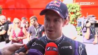 F1   Italian Grand Prix 2013  Qualifying   Vettel looking forward to race